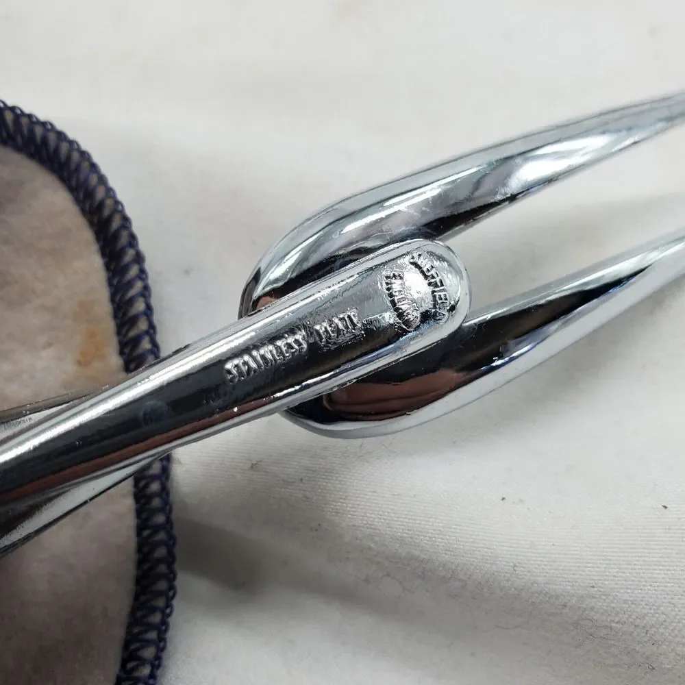 Vintage‎ Sheffield Everbrite Faux Antler 3pc Cutlery Carving Set Made in England